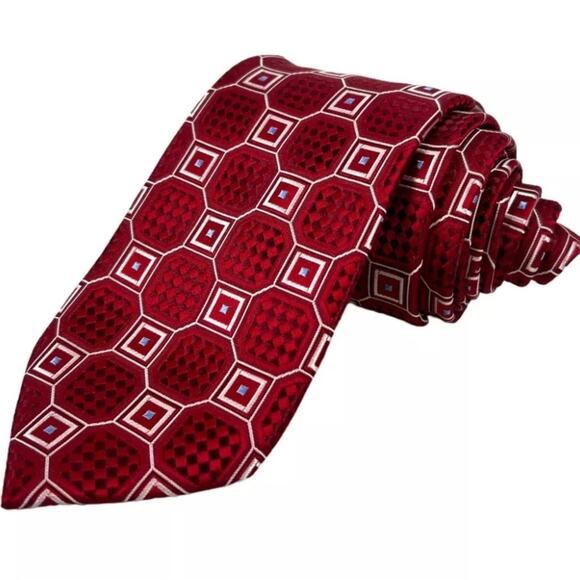Donald J. Trump Signature Silk Red Tie - Picture 1 of 5